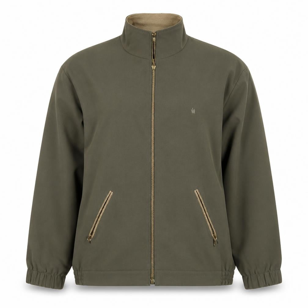 Valerie Herman Womens Green   Jacket  Size L  Zip