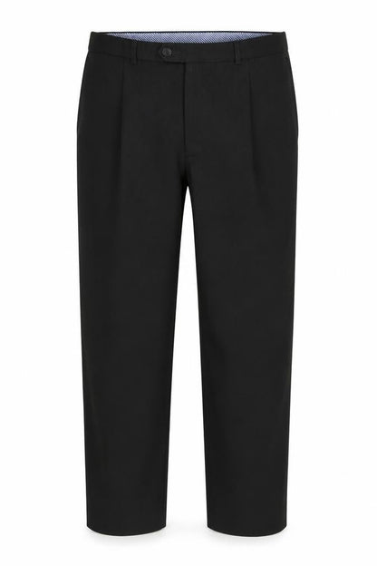 Marks & Spencer Mens Grey  Polyester Trousers  Size 34 L30 in Regular Button
