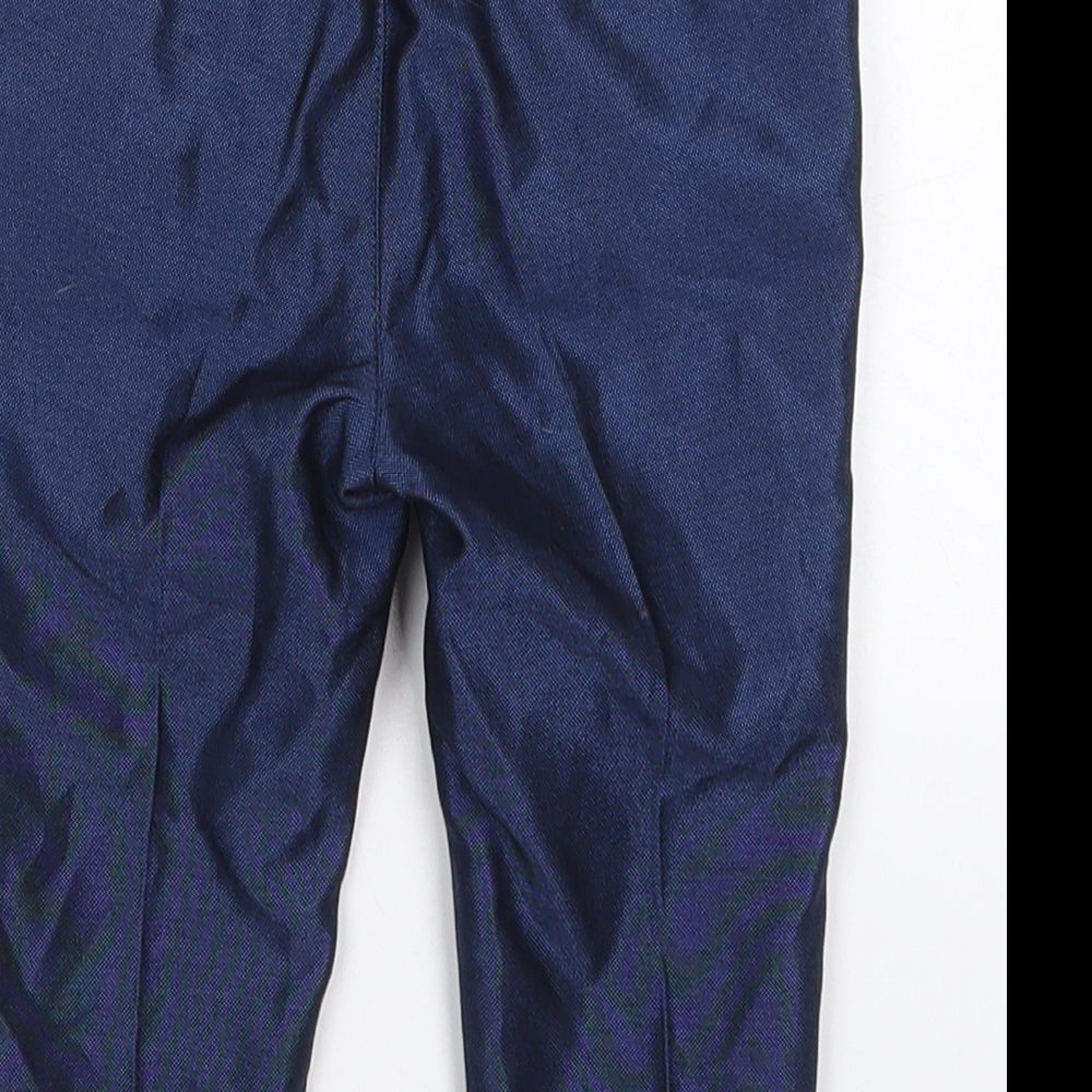 Monsoon Boys Blue  Polyester Capri Trousers Size 6-9 Months  Button