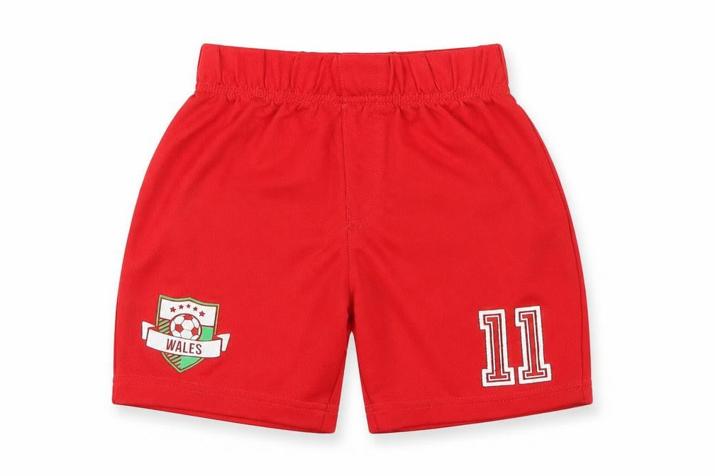 George Boys Red  Polyester Sweat Shorts Size 4-5 Years  Regular