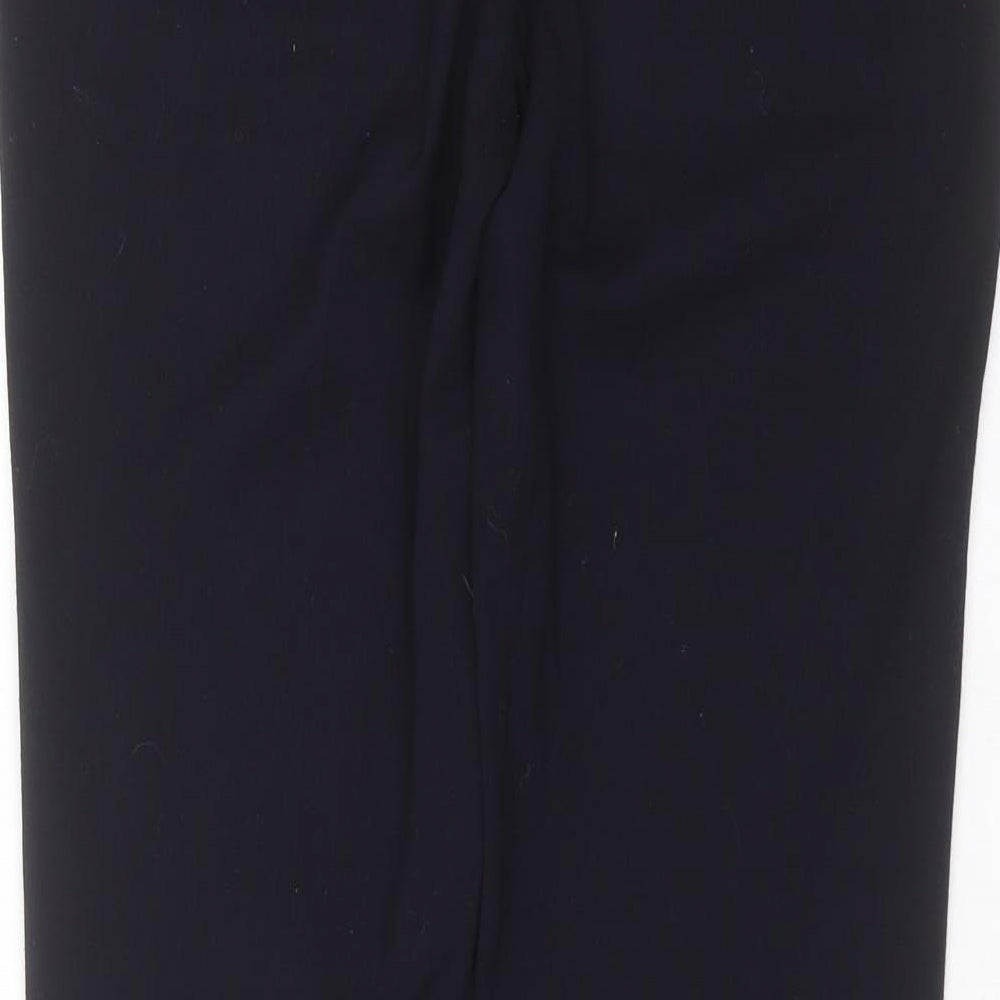 Zara Womens Blue  Polyester Trousers  Size 8 L28 in Regular