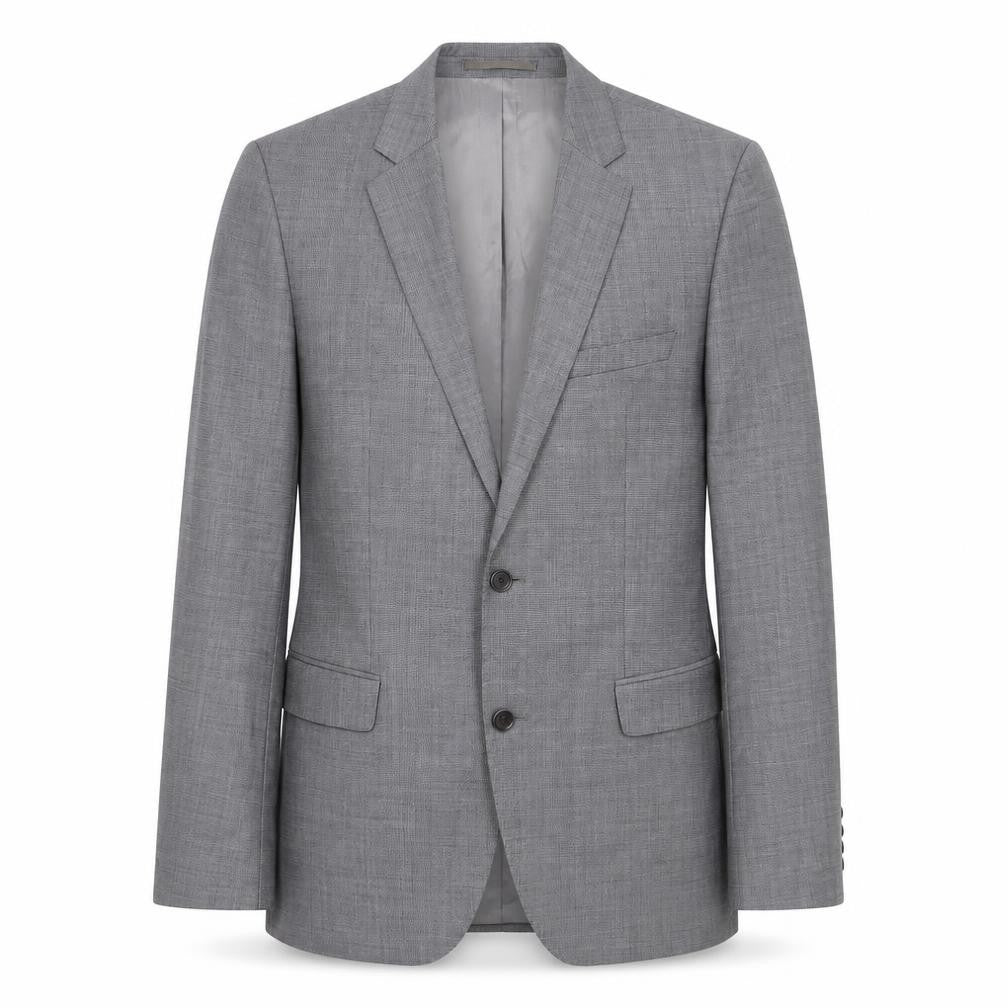 GUABELLO Mens Grey  Wool Jacket Suit Jacket Size 40