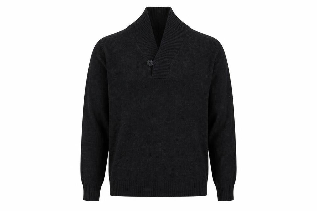 Cedarwood State Mens Black Acrylic Pullover Sweatshirt Size S