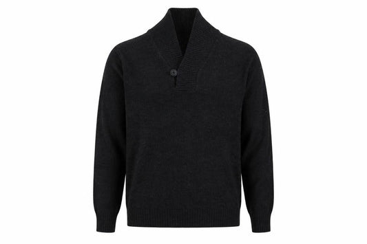 Cedarwood State Mens Black Acrylic Pullover Sweatshirt Size S