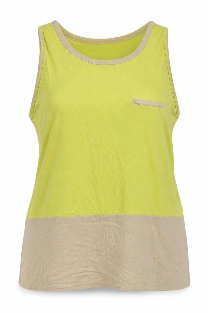 NEXT Womens Green  Viscose Basic Tank Size 20 Scoop Neck