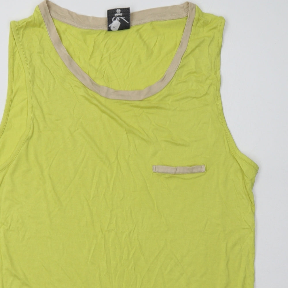 NEXT Womens Green  Viscose Basic Tank Size 20 Scoop Neck