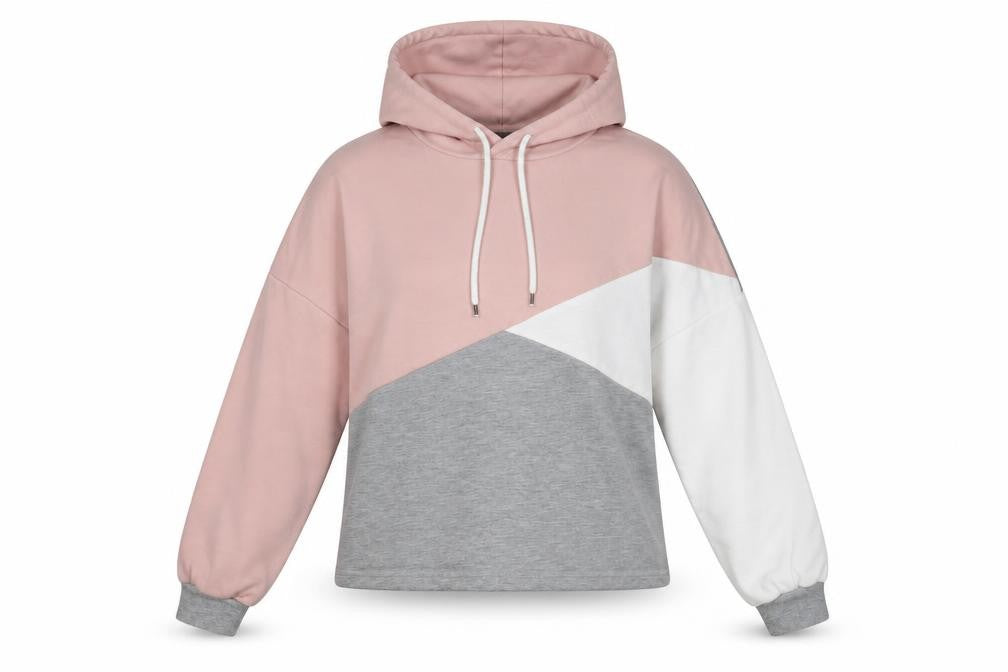 SheIn Womens Grey Plaid Cotton Pullover Hoodie Size S  Pullover