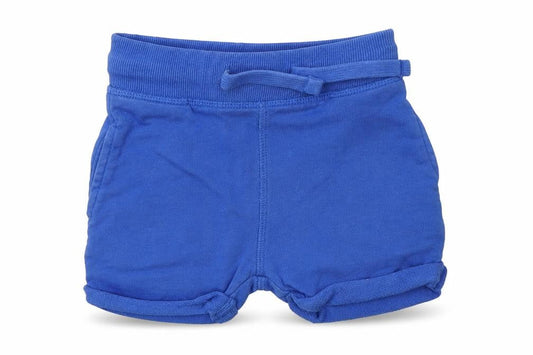Mini Club Boys Blue  Cotton Shorts Outfit/Set Size 9-12 Months  Tie
