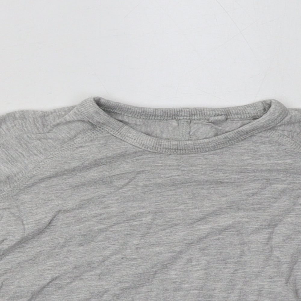 NEXT Baby Grey  Cotton Basic Casual Size 6-9 Months Crew Neck Pullover