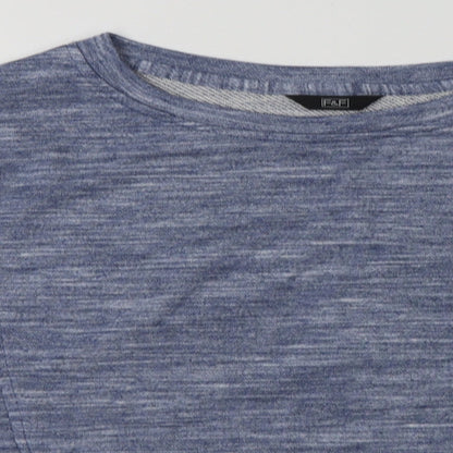 Preloved F&F Womens Blue  Polyester Pullover Sweatshirt Size 16  Pullover - Detail