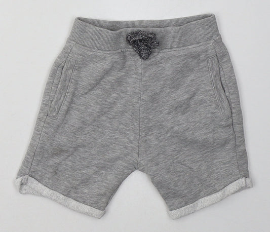 Nutmeg Boys Grey  Cotton Shorts Outfit/Set Size 12-18 Months  Tie