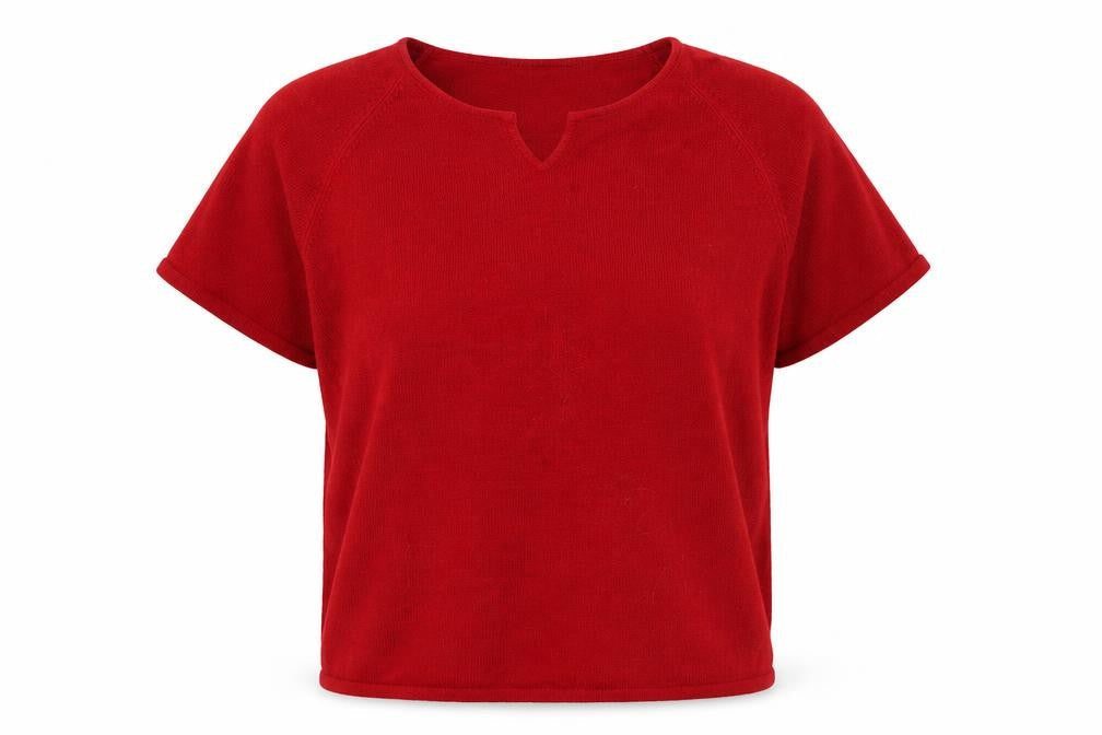 Bonmarché Womens Red Acrylic Pullover Sweatshirt Size L Pullover
