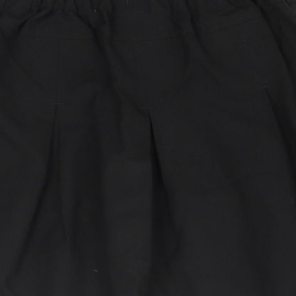 Preloved TU Girls Black  Polyester A-Line Skirt Size 7 Years  Regular  - School - Label