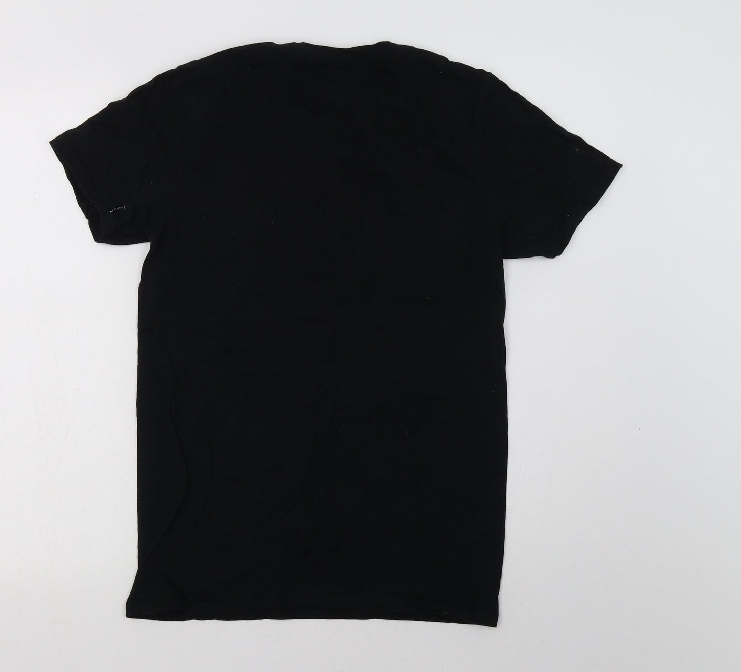 Gildan Womens Black  Cotton Basic T-Shirt Size S Crew Neck - Tasmanian Devil