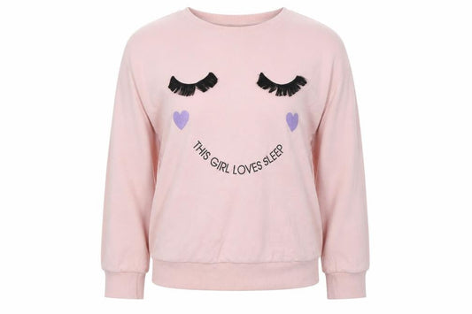 George Girls Pink  Cotton Top Pyjama Top Size 9-10 Years