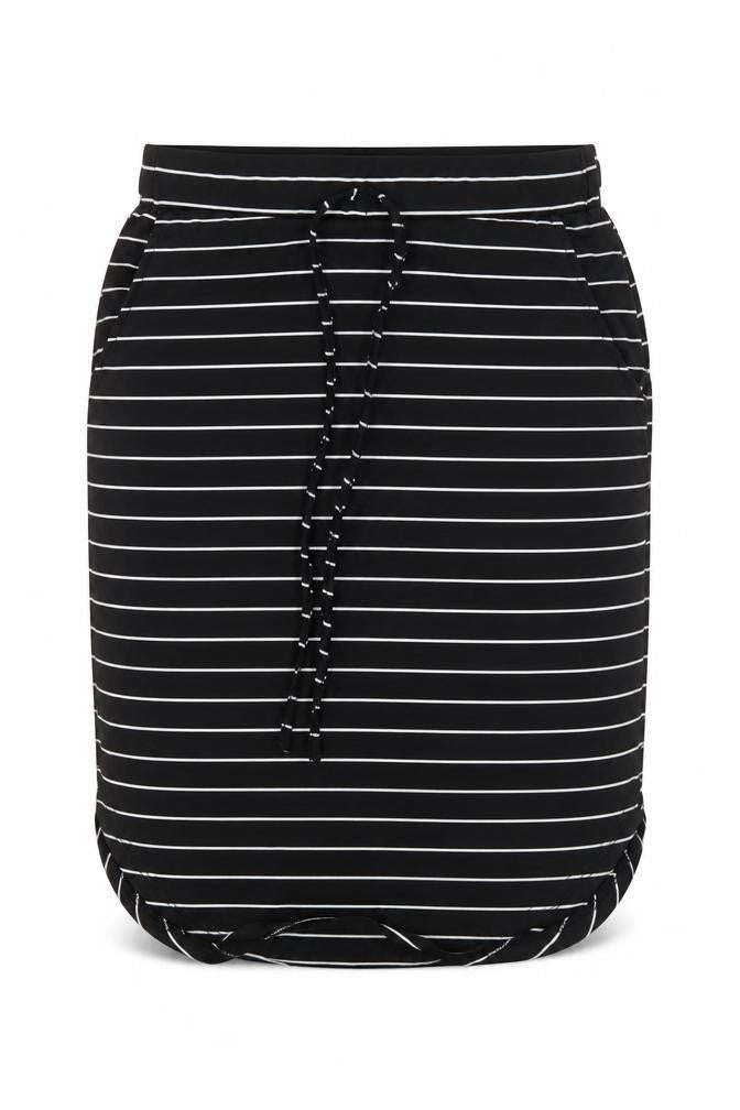 Shein  Womens Multicoloured Striped Polyester Straight & Pencil Skirt Size S