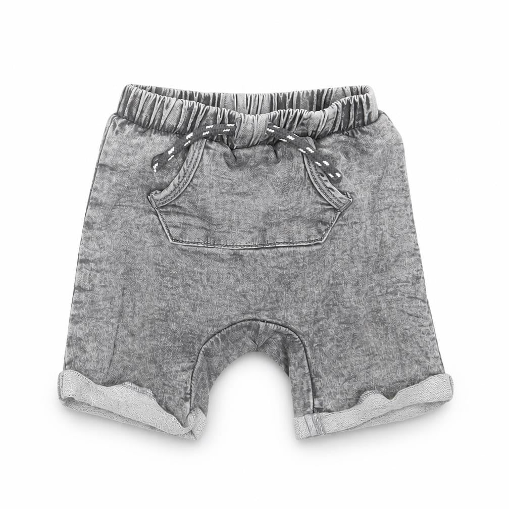 TU Baby Grey  Cotton  Trousers Size 9-12 Months  Drawstring - shorts