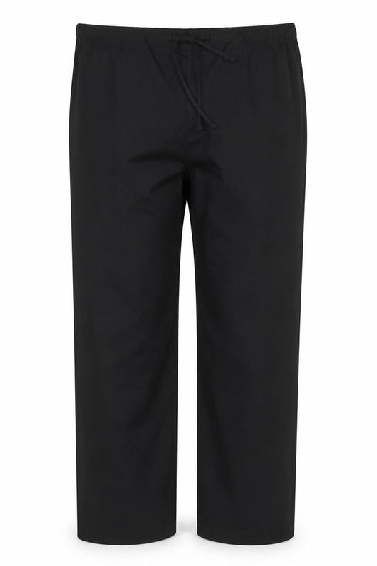 Adar Womens Black  Polyester Trousers  Size 2XL L30 in Regular