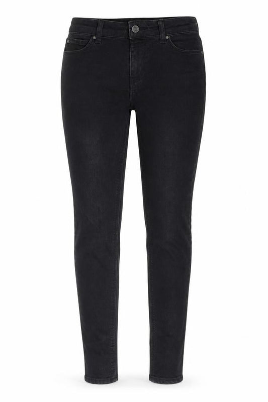 ASOS Womens Black  Cotton Skinny Jeans Size 26 in L29 in Extra-Slim Zip