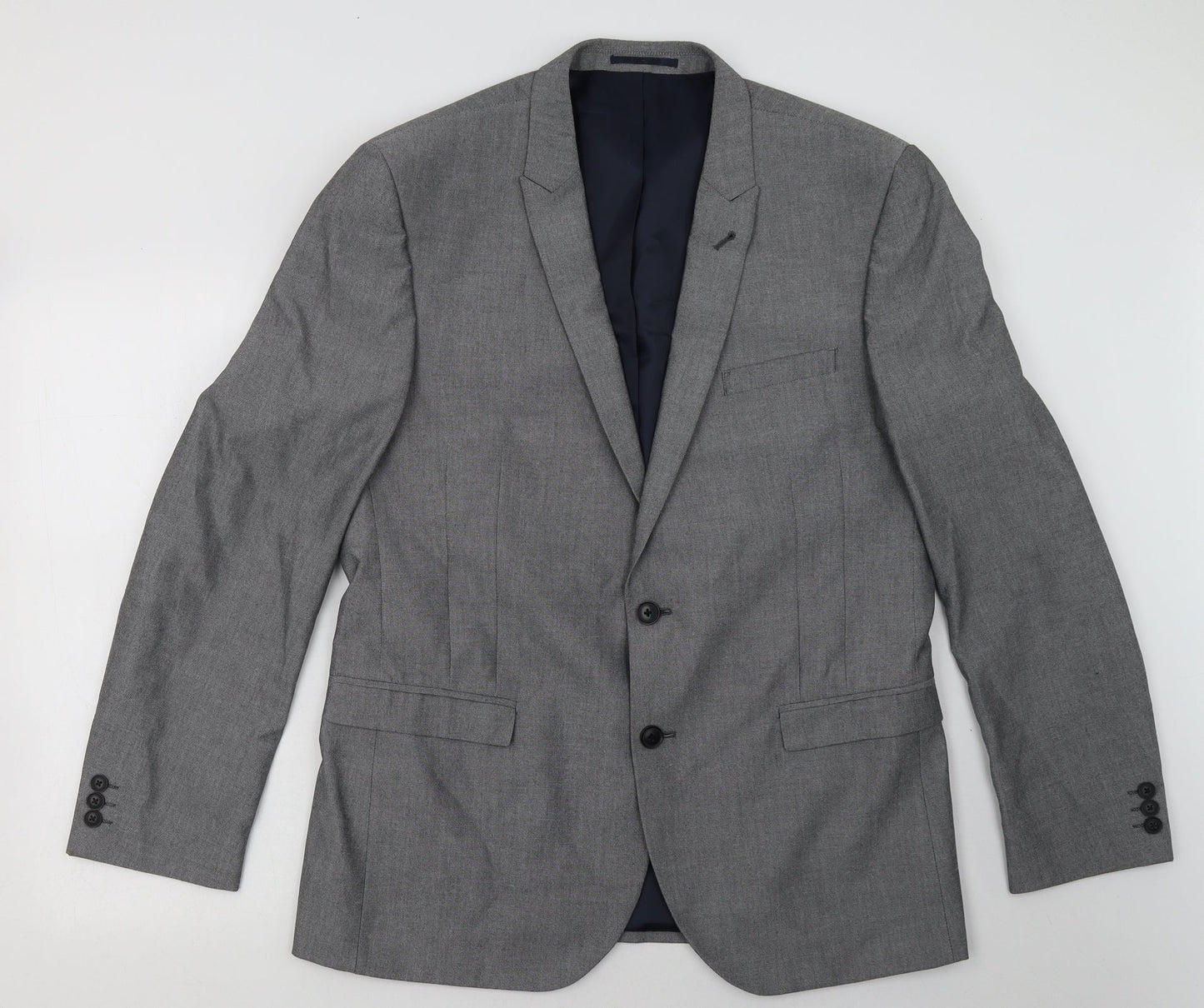 NEXT Mens Grey   Jacket Blazer Size 44  Button