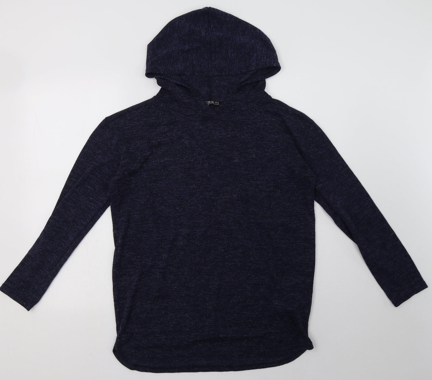 Cotton On Mens Blue  Polyester Pullover Hoodie Size S