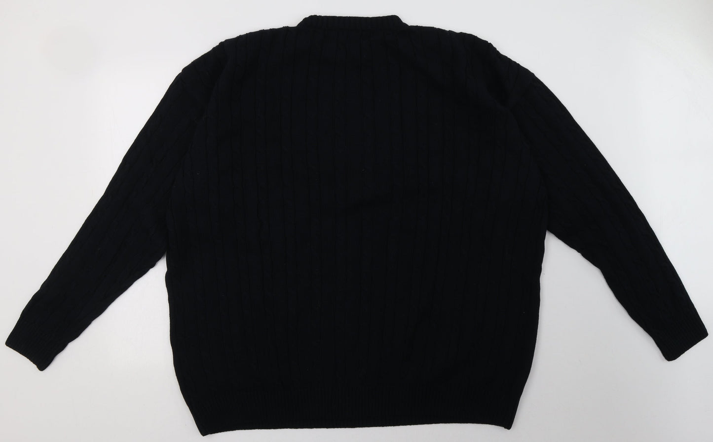 james meade Mens Blue Geometric Cotton Pullover Sweatshirt Size 2XL