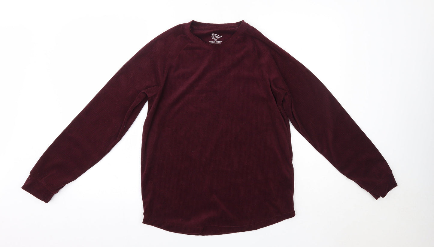 Primark Womens Purple Roll Neck  Polyester Pullover Jumper Size XS   - Loungewear