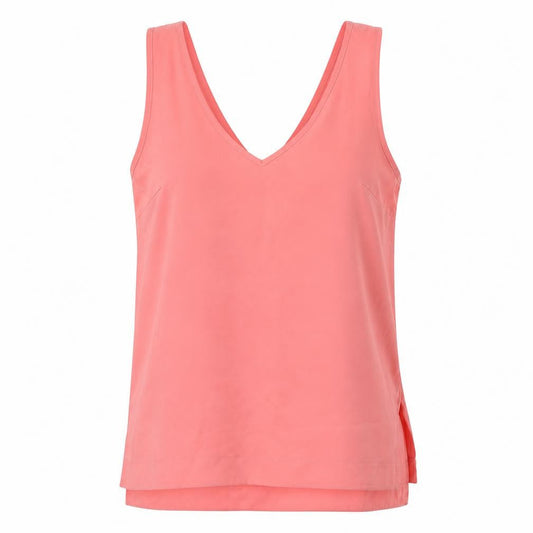 Atmosphere Womens Pink  Polyester Basic Blouse Size 12 V-Neck