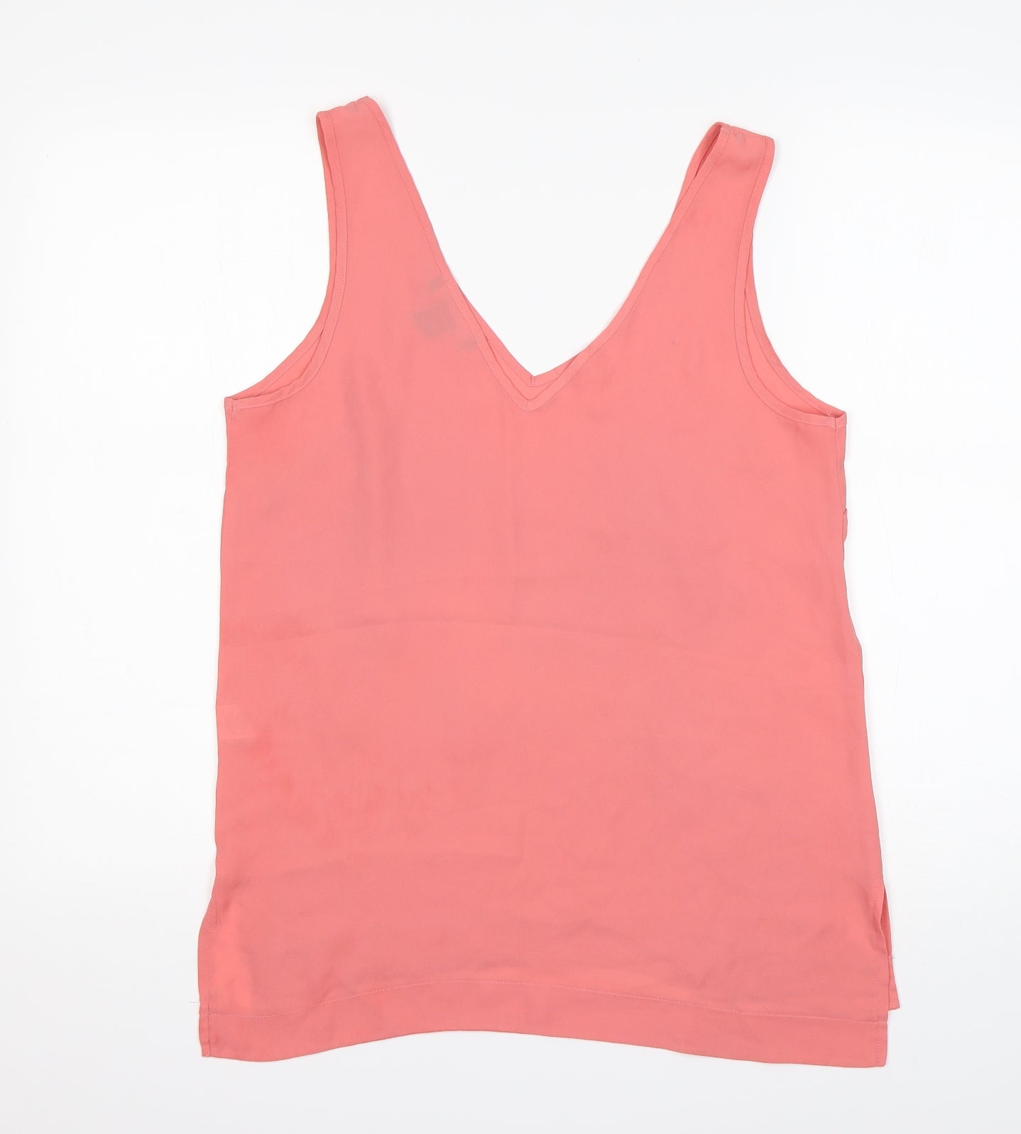 Atmosphere Womens Pink  Polyester Basic Blouse Size 12 V-Neck