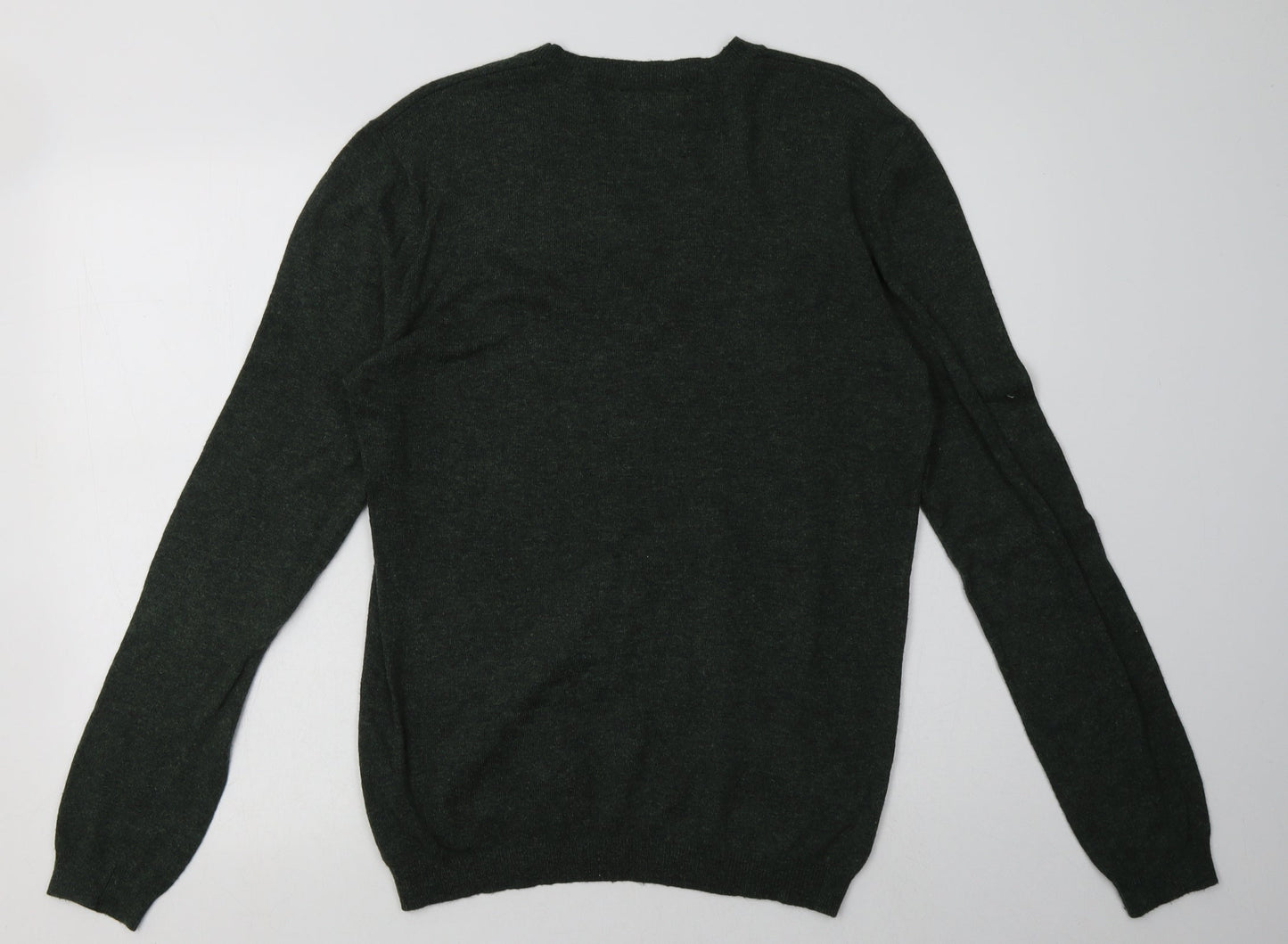 ASOS Mens Green  Nylon Pullover Sweatshirt Size M