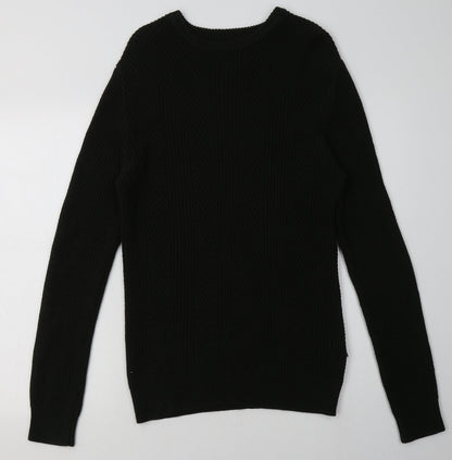 H&M Womens Green  Acrylic Pullover Sweatshirt Size M  Pullover