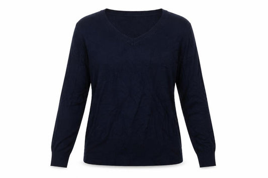 Marks and Spencer Womens Blue  Viscose Pullover Sweatshirt Size 14  Pullover