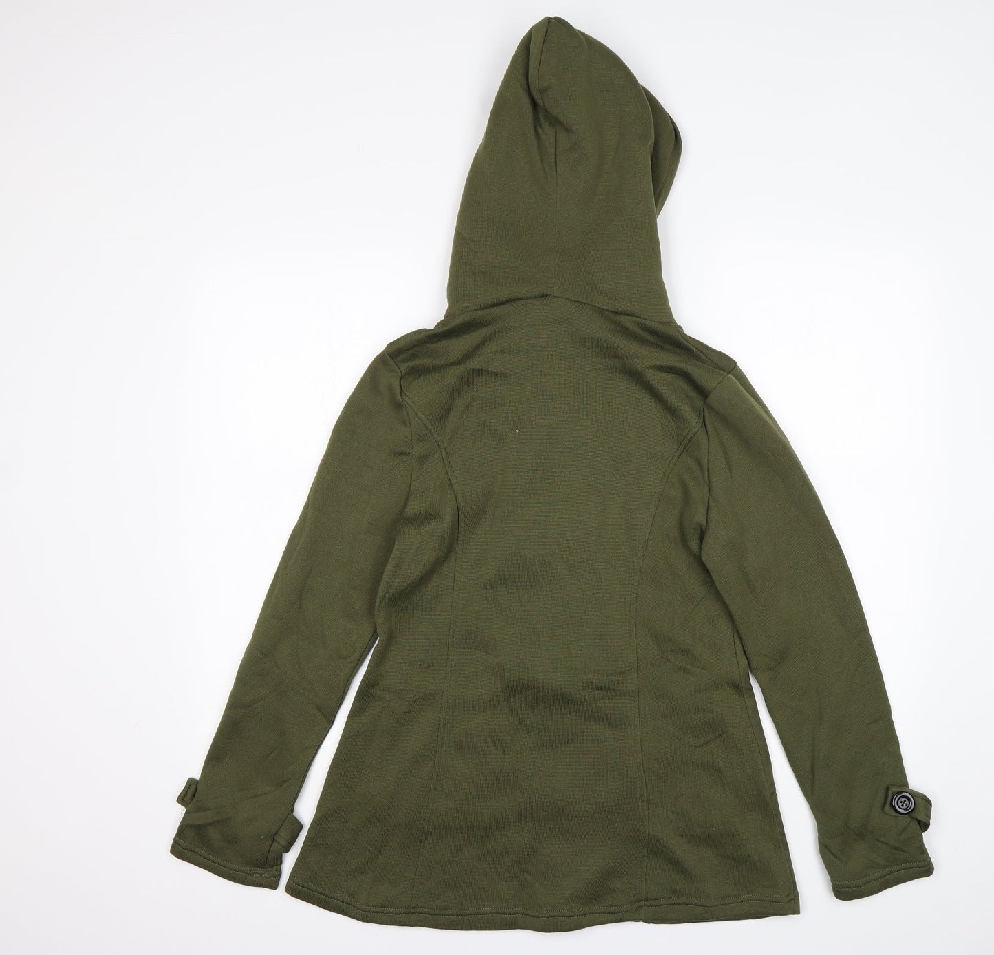 Preworn Womens Green   Full Zip Hoodie Size S