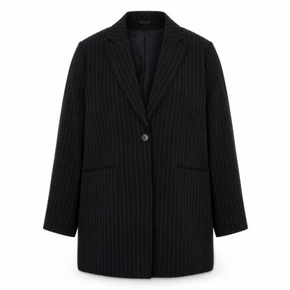 Profile Womens Multicoloured Striped Polyester Jacket Suit Jacket Size 18