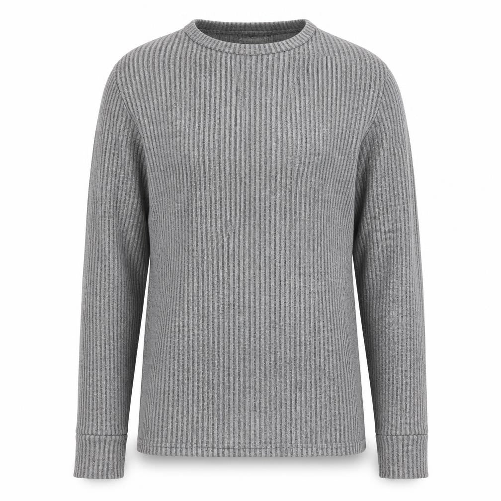 Topman Mens Grey Round Neck  Viscose Pullover Jumper Size XL