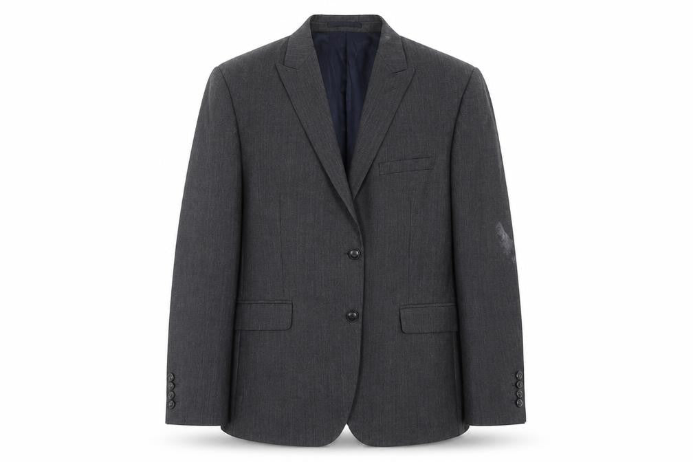 Marks & Spencer Mens Grey Herringbone Wool Jacket Suit Jacket Size 44