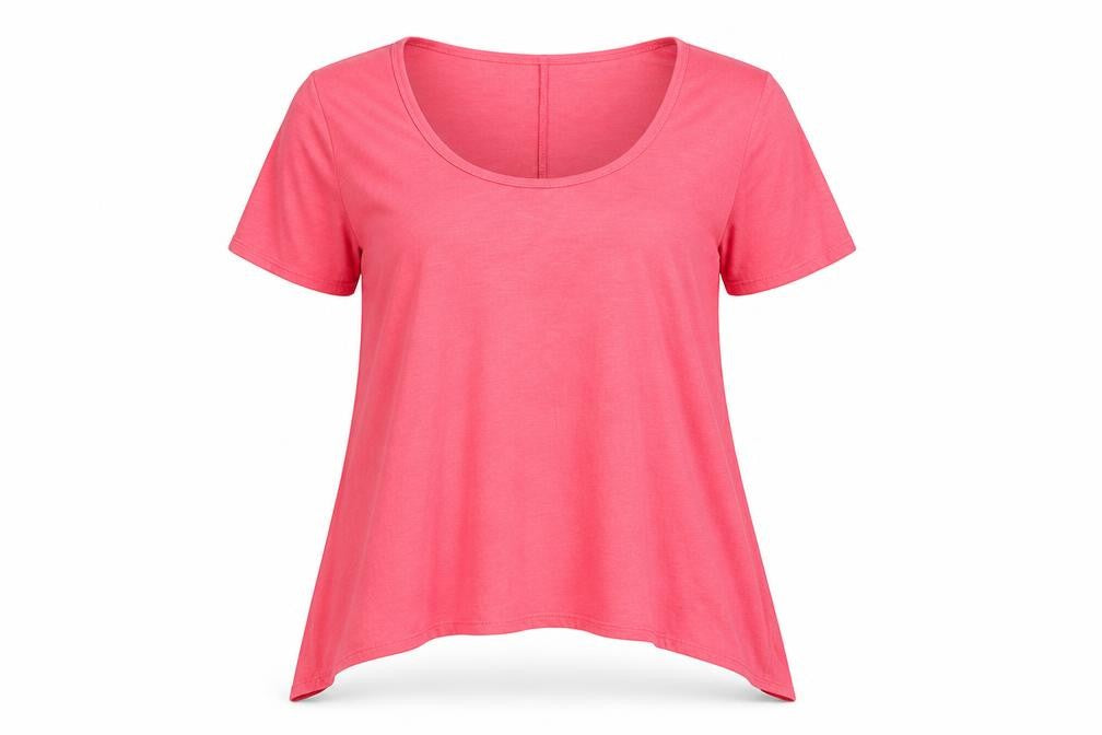 Dorothy Perkins Womens Pink  Polyester Basic T-Shirt Size 10 Round Neck