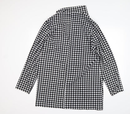 SHEIN Womens Multicoloured Houndstooth  Jacket  Size XL