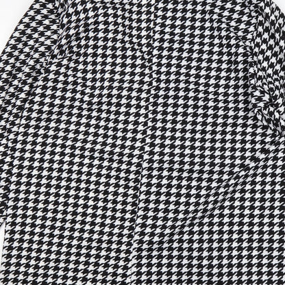 SHEIN Womens Multicoloured Houndstooth  Jacket  Size XL