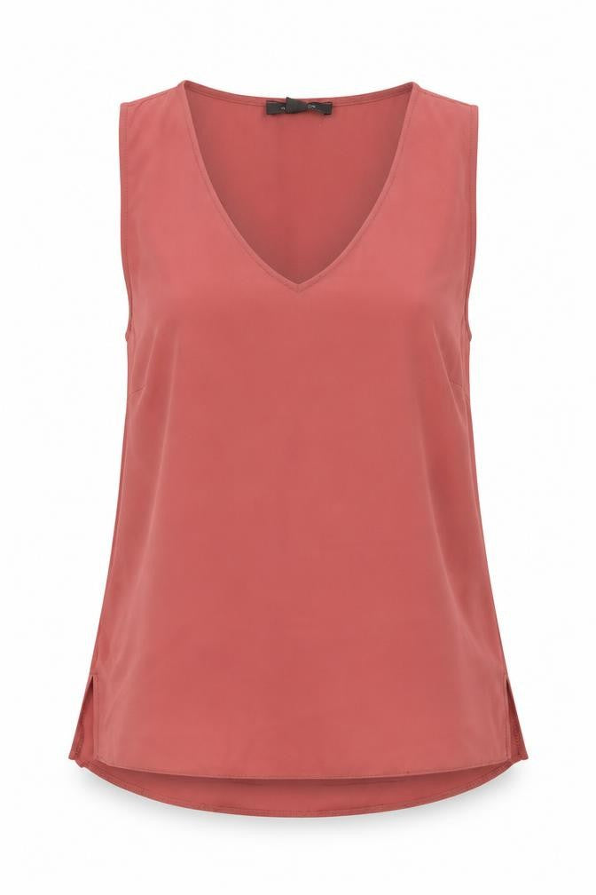 Primark Womens Pink  Polyester Basic Blouse Size 8 V-Neck