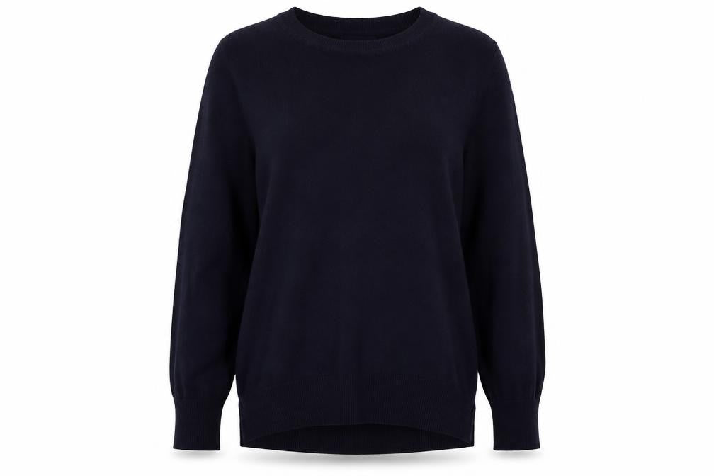 NEXT Womens Blue Crew Neck  Cotton Pullover Jumper Size 10