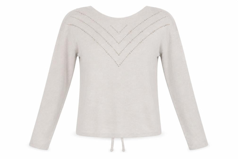 NEXT Womens Beige V-Neck  Viscose Pullover Jumper Size 8