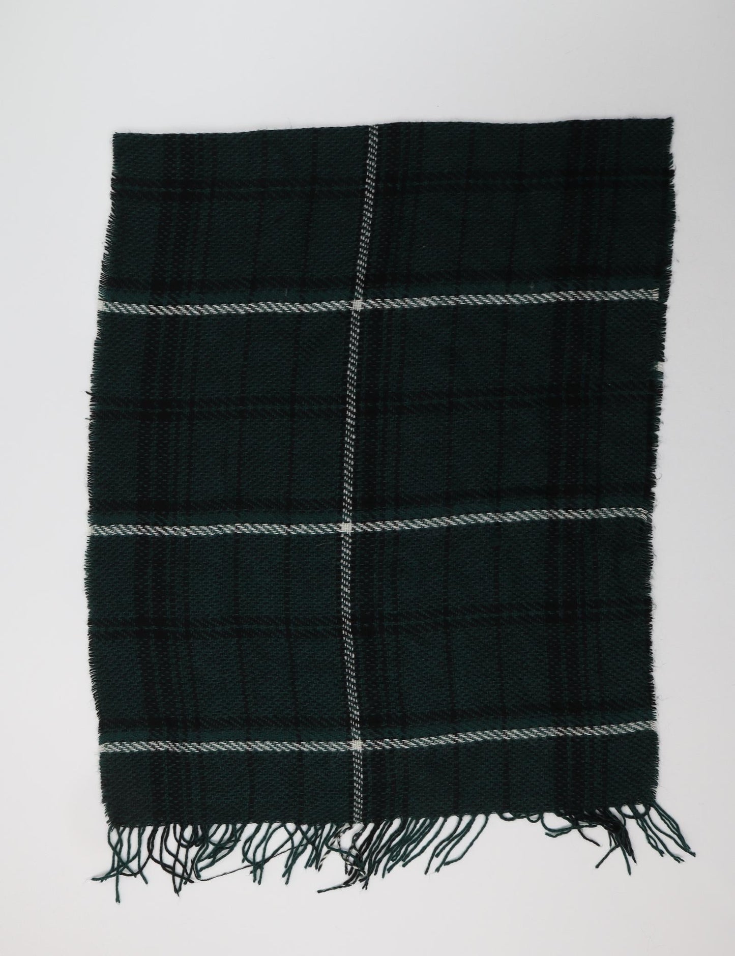M & Co Womens Green Check Acrylic  Shawl/Wrap