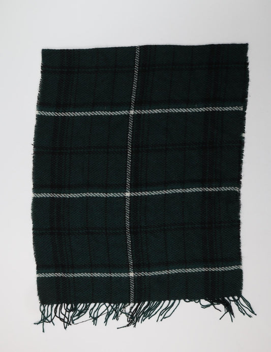 M & Co Womens Green Check Acrylic  Shawl/Wrap