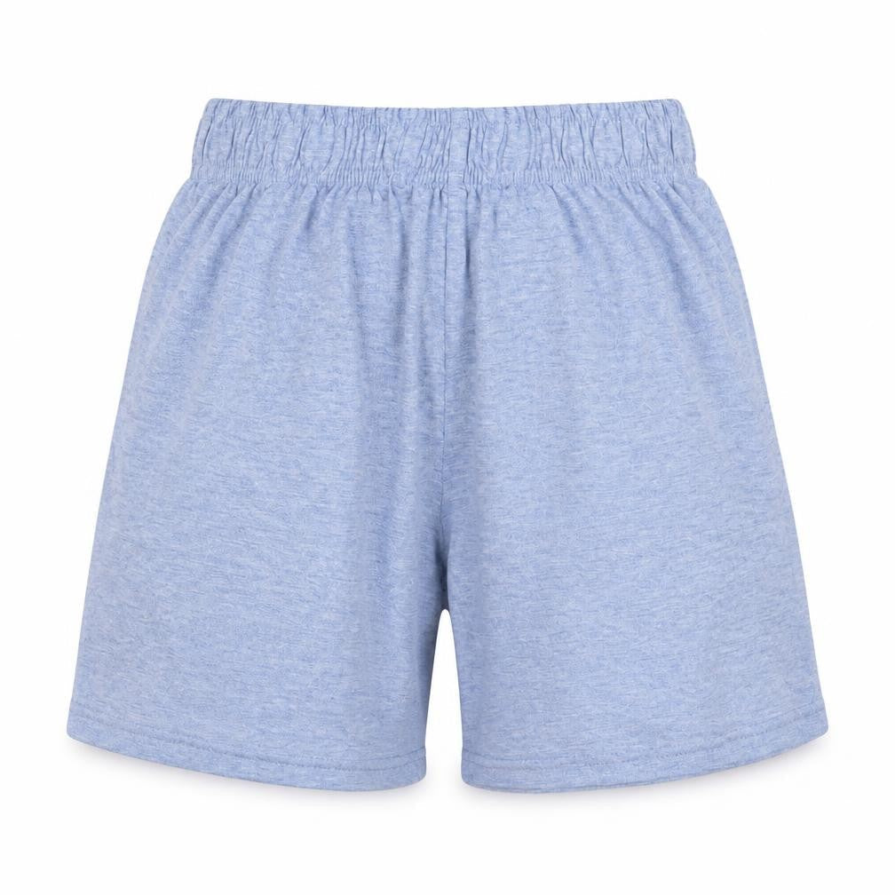 Marks & Spencer Girls Blue Solid Cotton  Sleep Shorts Size 8-9 Years