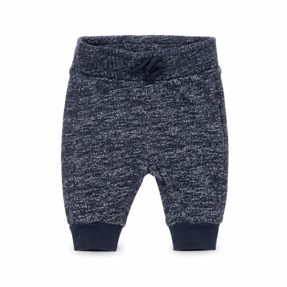 Nutmeg Baby Blue  Cotton Jogger Trousers Size 0-3 Months  Drawstring