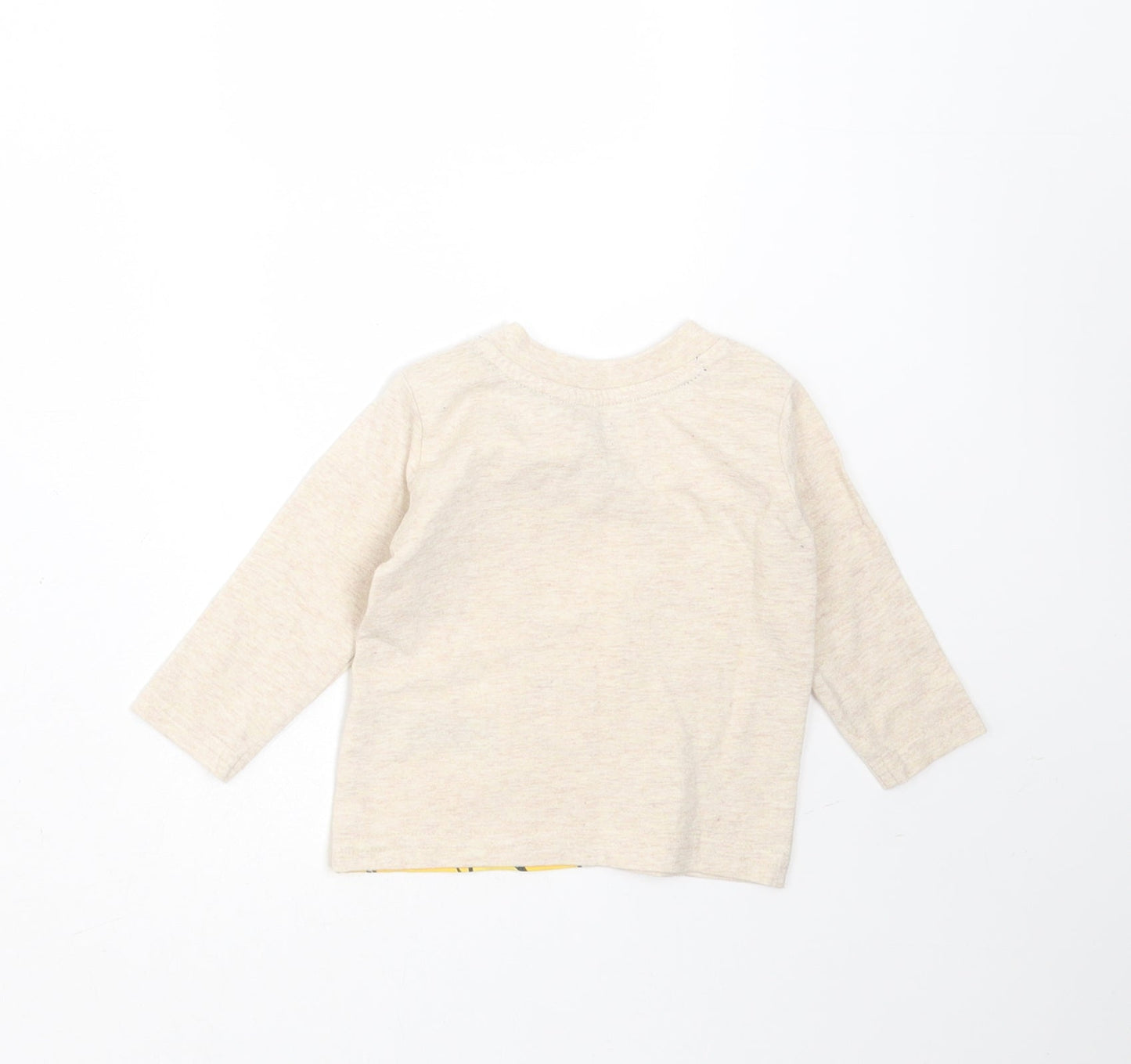 Primark Baby Beige  Cotton Basic T-Shirt Size 0-3 Months Round Neck  - Simba Lion King