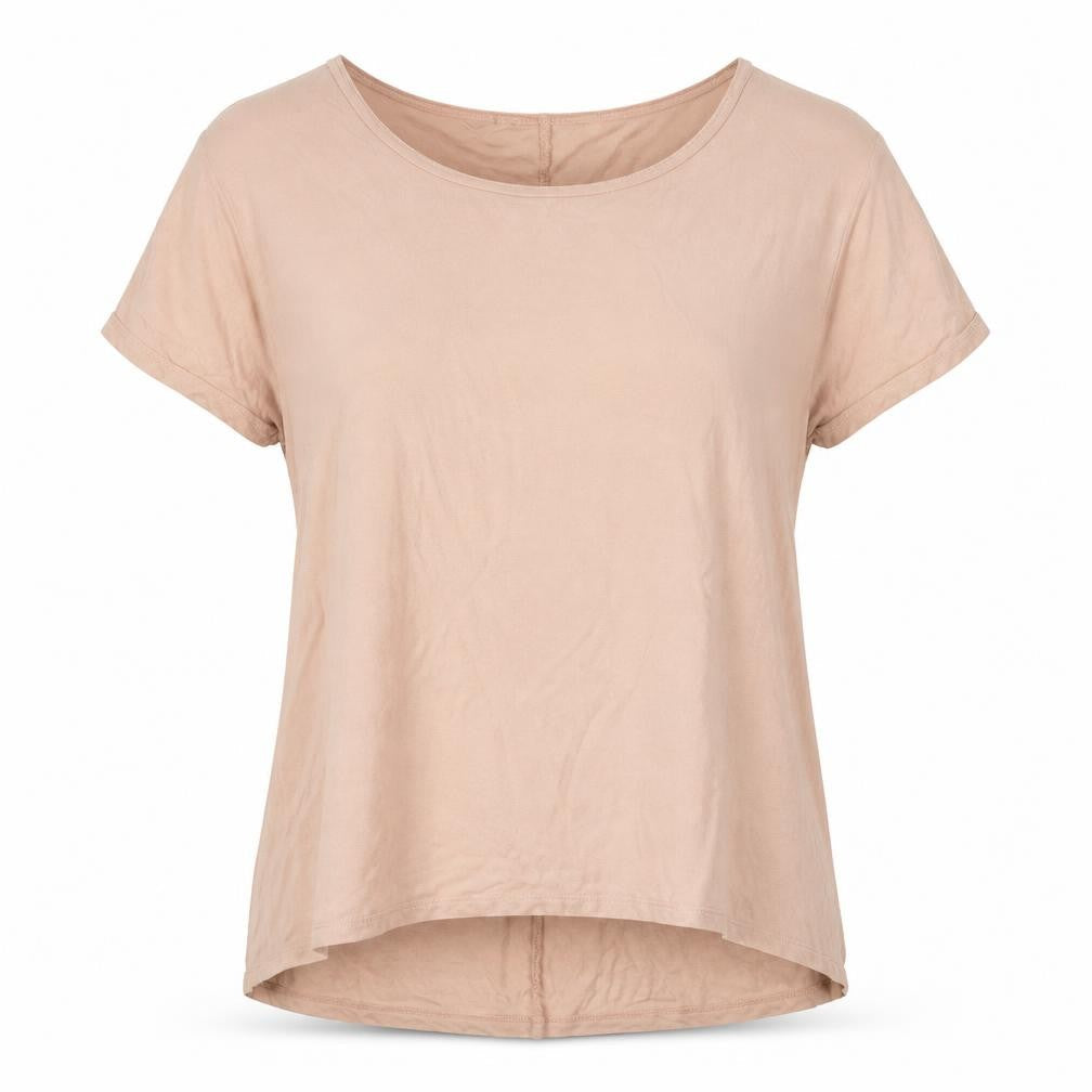 Primark Womens Pink  Viscose Basic T-Shirt Size M Crew Neck