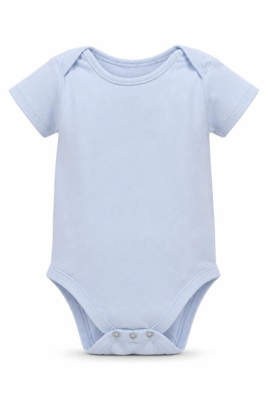 Nutmeg Boys Beige  Cotton Babygrow One-Piece Size 12-18 Months  Buckle