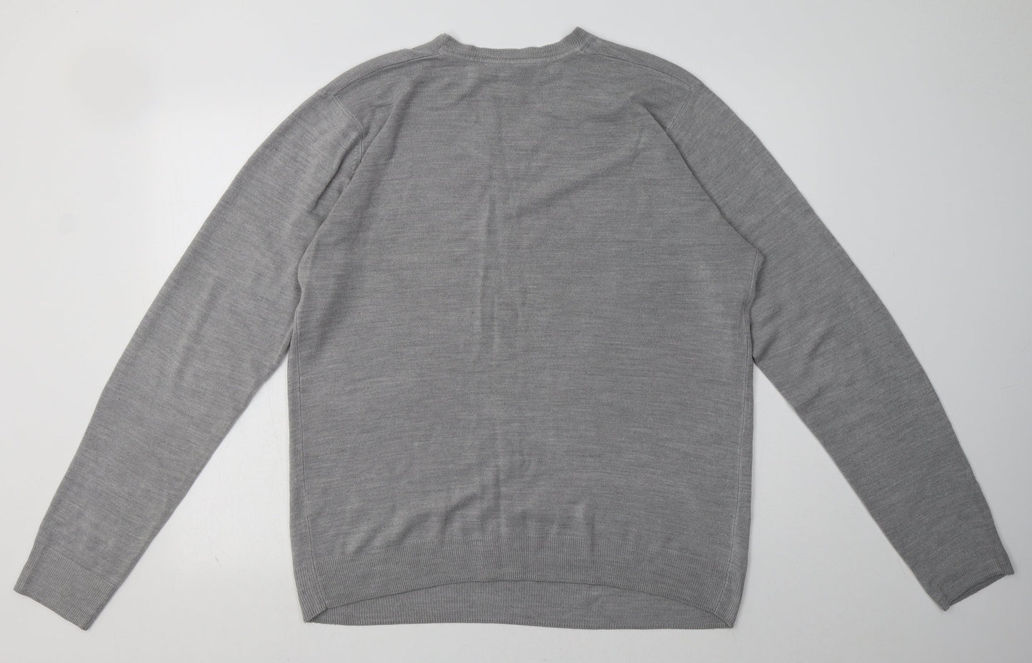 Burton Mens Grey  Acrylic Pullover Sweatshirt Size L